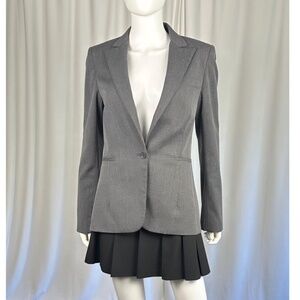Vintage 2000’s ‘Body by Victoria’ Victoria’s Secret Grey Suit Jacket • Small